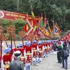 Nghi lễ Giỗ Tổ Hùng Vương vào tháng 3 hàng năm tại Phú Thọ. (Nguồn: TTXVN)