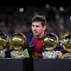Messi và 4 danh hiệu Quả bóng Vàng. (Nguồn: Getty)