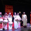 Trang phục truyền thống Việt Nam được giới thiệu tại Tết của Hội Le Liseron. (Ảnh: Trung Dũng-Nguyễn Tuyên)