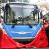 Xe buýt Samco City H.75 CNG. (Nguồn: Hoàng Tuấn/Vietnam+)
