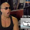 Ngôi sao Vin Diesel "sốc" trước giá xe ở Singapore. (Nguồn: RazorTV)