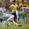 Dù không ghi được bàn thắng nhưng Neymar vẫn có đóng góp lớn trong lối chơi của tuyển Brazil. (Nguồn: Getty)