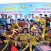 Đương kim vô địch Sông Lam Nghệ An sẽ chạm trán nhiều đối thủ lớn ở giải năm nay. (Ảnh: Minh Đức/TTXVN)