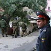 Cảnh sát tại hiện trường vụ tấn công. (Nguồn: nation.com.pk)