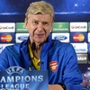 Wenger trong buổi họp báo trước trận. (Nguồn: AFP)