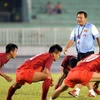 Một buổi tập của đội tuyển U23 Việt Nam. (Nguồn: Goal)