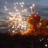 Vụ nổ kho đạn ở Ulyanovsk ngày 13/11 vừa qua. (Ảnh: Reuters)
