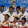 Karatedo Việt Nam giành ngôi vị số 1 tại SEA Games 25. (Ảnh: Quang Nhựt)