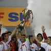 Đội tuyển Việt Nam sẽ phấn đấu bảo vệ thành công ngôi vô địch AFF Cup. (Ảnh: TT&VH)