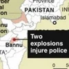 Nơi xảy ra 2 vụ đánh bom ở Bannu. (Ảnh: AP)