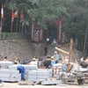Đền Hùng đang được khẩn trương nâng cấp phục vụ cho lễ hội. (Nguồn: Internet)