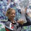 Lần thứ hai Kim Clijsters đăng quang trên đất Mỹ kể từ khi thi đấu trở lại. (Ảnh: Reuters)