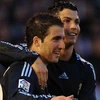 Bộ đôi Higuain-Ronaldo lại tiếp tục nổ súng giúp Real Madrid giành chiến thắng. (Ảnh: Getty Images)