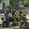 Cảnh sát đã được huy động đến Osh. (Nguồn: Reuters)