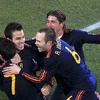 Các cầu thủ Tây Ban Nha lần đầu tiên giành quyền vào bán kết một kỳ World Cup. (Nguồn: Reuters)