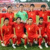 Đội tuyển U19 Việt Nam. (Ảnh: Quang Nhựt/TTXVN)