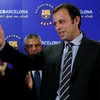 Sandro Rosell sẽ đưa Barca thoát khỏi nợ nần? (Nguồn: Getty Images)