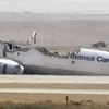 Chiếc máy bay của hãng hàng không Lufthansa gặp sự cố. (Nguồn: AP)