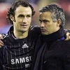 Mourinho và Carvalho ngày còn trong màu áo Chelsea. (Nguồn: AP)