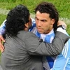 Tevez luôn ủng hộ huấn luyện viên Maradona. (Nguồn: Getty Images)