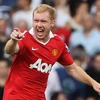 Paul Scholes đang rất hạnh phúc trong màu áo Manchester United. (Nguồn: Getty Images)