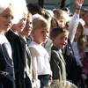 Các em học sinh Nga trong ngày khai trường. (Nguồn: Internet)