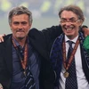 Mourinho và Chủ tịch Moratti sau trận chung kết Champions League mùa giải vừa qua. (Nguồn: Getty Images)