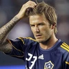 Tiền vệ Beckham trong màu áo Los Angeles Galaxy. (Nguồn: Reuters)