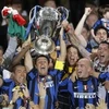 Inter Milan tại lễ đăng quang Champions League mùa giải 2009-2010. (Nguồn: AP)