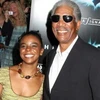 Morgan Freeman cùng cô cháu gái. (Nguồn: Internet)