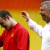 Alex Ferguson và Rooney khi chưa xảy ra xích mích. (Nguồn: Reuters)