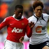 Hậu vệ Evra trong trận đấu giữa Manchester United và Bolton. (Nguồn: Getty Images)