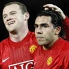 Bộ đôi Rooney-Tevez sẽ tái xuất? (Nguồn: Reuters)