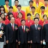 Đoàn thể thao Trung Quốc tại ASIAD16. (Nguồn: GAGOC)