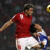 Gonzales (áo đỏ) ghi bàn thắng duy nhất cho Indonesia. (Nguồn: Reuters)
