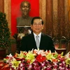 Chủ tịch nước Nguyễn Minh Triết. (Ảnh: Nguyễn Khang/TTXVN)