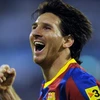 Messi hạnh phúc với cú hat-trick. (Nguồn: Getty Images)