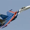 Máy bay tiêm kích Su-27 của Không quân Nga. (Nguồn: AP)