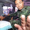 Một binh sĩ Thái Lan bị thương sau giao tranh tại tỉnh Surin, tiếp giáp Campuchia ngày 29/4. (Nguồn: AFP/TTXVN)