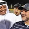 Maradona đến UAE. (Nguồn: AP)