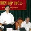 Thủ tướng Nguyễn Tấn Dũng chủ trì phiên họp. (Ảnh: Thống Nhất/TTXVN) 