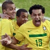 Fred mang 1 điểm quý giá về cho Brazil. (Nguồn: Reuters)