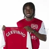 Gervinho trong màu áo Arsenal. (Nguồn: Arsenal.com)
