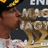 Jenson Button hạnh phúc với chiến thắng thứ 2 trong mùa giải. (Nguồn: Getty Images)