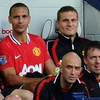 Ferdinand và Vidic cùng sớm phải rời sân. (Nguồn: Getty Images)