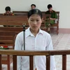 Bị cáo Trương Thị Hoan tại phiên tòa. (Ảnh: Minh Tâm)