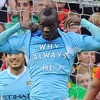 Balotelli ăn mừng bàn mở tỷ số. (Nguồn: Getty Images)