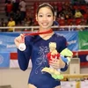 Phan Thị Hà Thanh - cô gái vàng của thể dục dụng cụ Việt Nam. (Nguồn: Quang Nhựt/TTXVN)