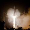 Tên lửa Soyuz được phóng đi từ căn cứ không quân châu Âu ở đảo Guiana. (Nguồn: Getty Images)