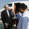 Ngoại trưởng Anh Hague (áo đen) có mặt tại Indonesia. (Nguồn: AP)